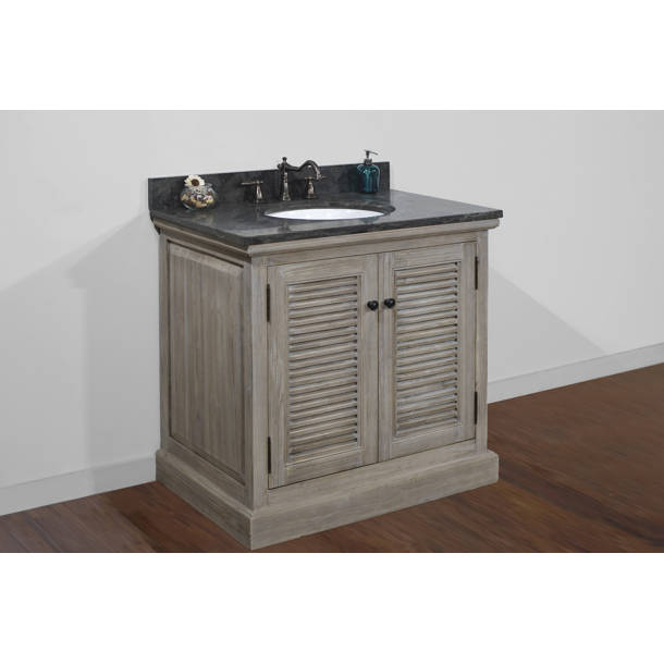 Gracie Oaks Eveny 61'' Freestanding Double Bathroom Vanity with Stone